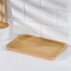 Блюдо для подачи Доляна Striata, прямоугольное, 29×20 см, бамбук - Фото 2