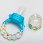 Ниблер для прикорма «Слоник», с силиконовой сеточкой, цвет голубой, р-р сеточки М - фото 25387723