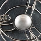 Подставка-подогрев для чайника, 13.5×13.5×6 см, металл, серебристая - Фото 2