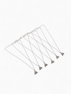 Кулоны парные на цепочке «Неразлучники», круг пиццы, цвет чернёное серебро, 45 см - Фото 4