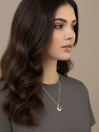 Кулоны парные «Горы и море», 45 см, цвет чернёное серебро - Фото 2