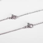 Кулоны парные на цепочке «Волк и волчица», цвет серебро, 45 см - Фото 4