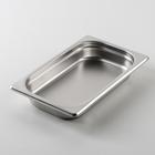 Гастроёмкость GN 1/4 Hanna Knövell. 40 мм, 26.4×16×4 см, толщина 0.6 мм, нержавеющая сталь - Фото 1