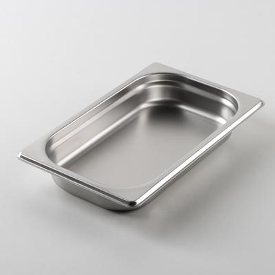 Гастроёмкость GN 1/4 Hanna Knövell. 40 мм, 26.4×16×4 см, толщина 0.6 мм, нержавеющая сталь