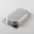 Гастроёмкость GN 1/4 Hanna Knövell. 40 мм, 26.4×16×4 см, толщина 0.6 мм, нержавеющая сталь - Фото 3