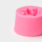 Силиконовый молд «Звёздочка», 4×2,5 см, цвет розовый - Фото 4