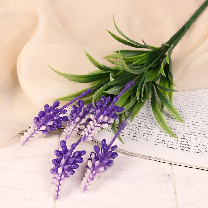 Букет искусственный «Борец клобучковый», h=30 см - Фото 1