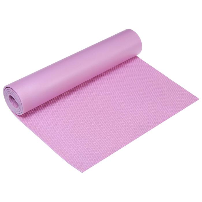 Коврик Fitness, 140х50х0.5 см, цвет светло-розовый - фото 1905792323