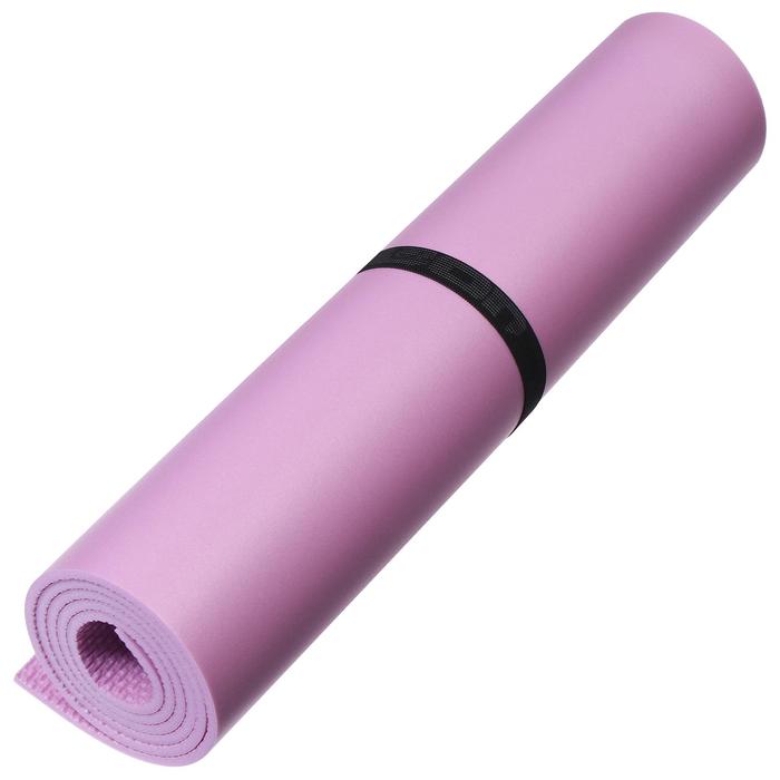 Коврик Fitness, 140х50х0.5 см, цвет светло-розовый - фото 1905792324