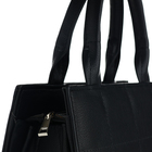 Сумка женская тоут TEXTURA на молнии, 25×12×22 см, чёрный - Фото 6