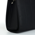 Сумка женская тоут TEXTURA на молнии, 25×12×22 см, чёрный - Фото 7