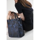 Сумка-тоут на молнии, цвет синий - Фото 4