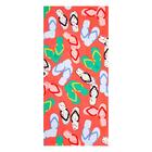 Полотенце «Розовые сандалии», 70×140 см, велюр, махра 350 г/м², 100% хлопок - Фото 2