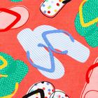 Полотенце «Розовые сандалии», 70×140 см, велюр, махра 350 г/м², 100% хлопок - Фото 3