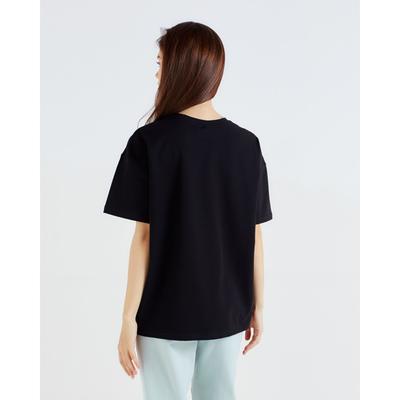 Футболка женская MINAKU REGULAR FIT: цвет чёрный, р-р 52