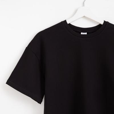 Футболка женская MINAKU REGULAR FIT: цвет чёрный, р-р 52