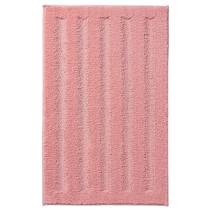 Коврик для ванной ЭМТЕН, размер 50x80 см, цвет светло-розовый - Фото 1