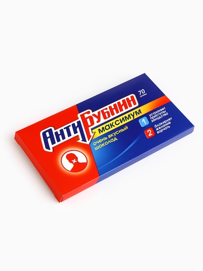 Шоколад молочный «АнтиБубнин», 70 г.