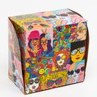 Упаковка на 4 капкейков с окном "Хиппи", 16 х 16 х 10 см (комплект 5 шт) - фото 21276086