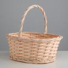 Корзина плетёная «Нежность», ива, св. персиковый - Фото 1