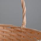 Корзина плетёная «Нежность», ива, св. персиковый - Фото 3