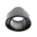 Насадка на глушитель 14×8.5 см, посадочный 64 мм, черный мат - Фото 4