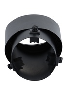 Насадка на глушитель 15.7×10 см, посадочный 76 мм, черный мат - Фото 4