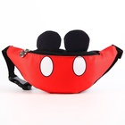 Сумка поясная детская с ушками, 25×6×13 см, Микки Маус - Фото 2