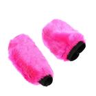 Оплетка на руль, чехол кпп, чехол ручника, мультиразмерный, розовый, набор 3 шт. - Фото 4