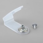 Набор джинсовых пуговиц, 17 мм, 6 шт., с установщиком, цвет серебряный - Фото 2