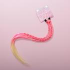 Резинки для волос , детские , цветные косички «Замур-р-чательная ты», d=4 см. - Фото 3