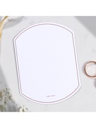 Приглашение на свадьбу с тиснением «Пионы», на пластике 5437226