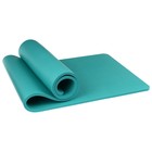 Коврик для йоги 183 х 61 х 1,5 см, цвет бирюзовый - Фото 7