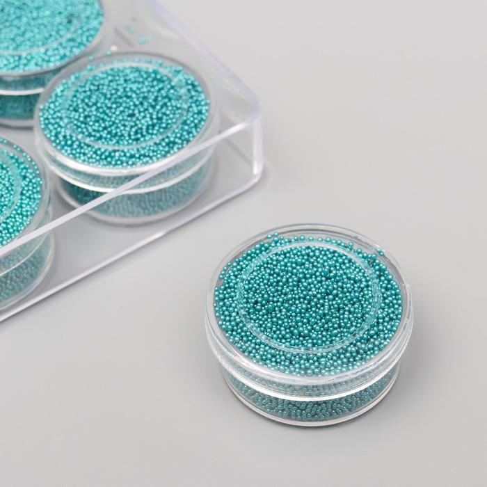 Микробисер стекло "Изумруд" набор 10 гр - Фото 1