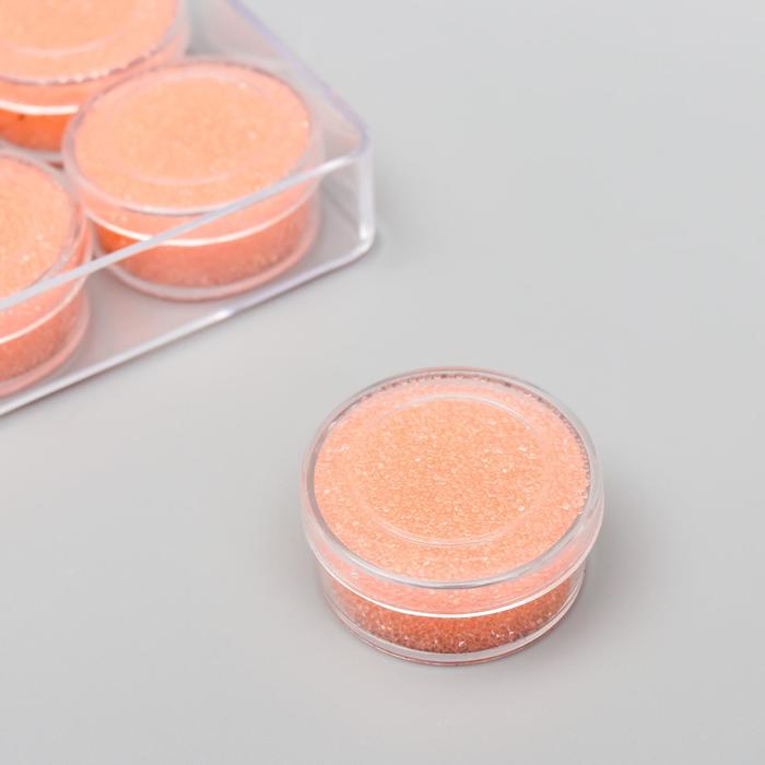 Микробисер стекло "Кораллово-розовый" набор 10 гр - Фото 1