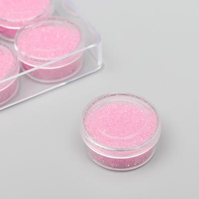 Микробисер стекло "Светлая вишня" набор 10 гр