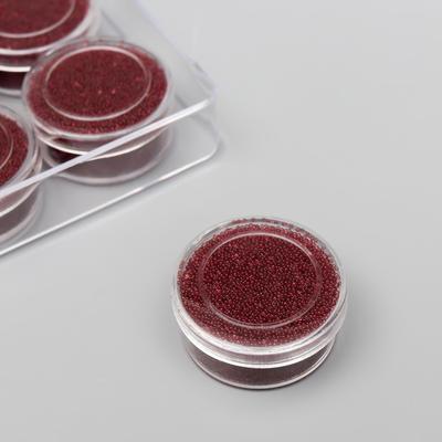 Микробисер стекло "Бурый" набор 10 гр