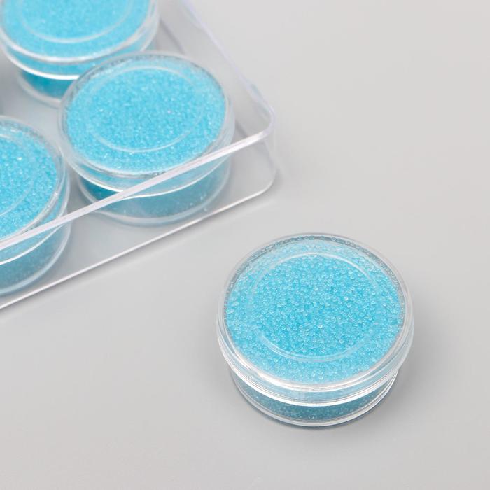 Микробисер стекло "Небесный" набор 10 гр - Фото 1