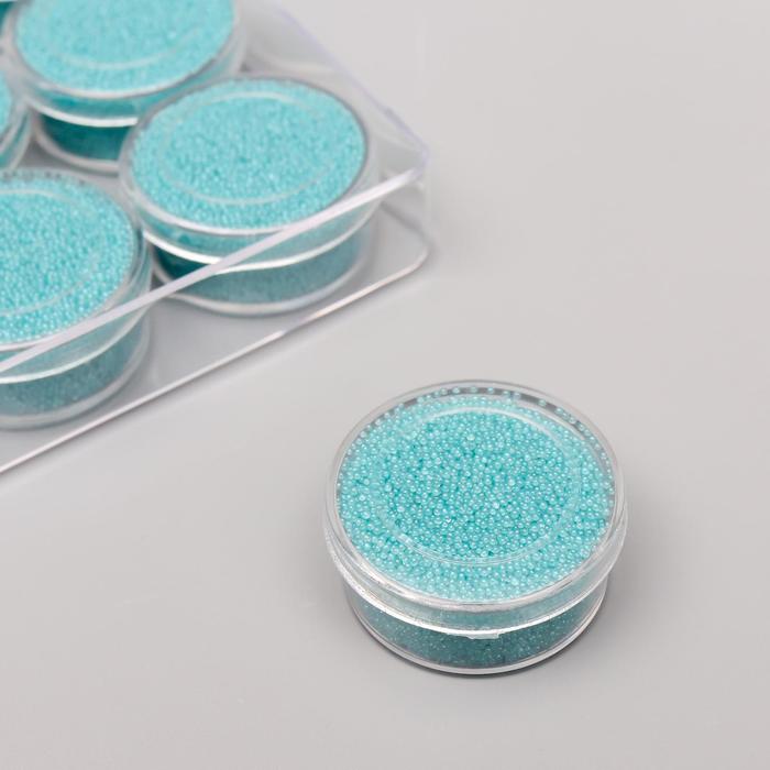 Микробисер стекло "Сизый" набор 10 гр - Фото 1