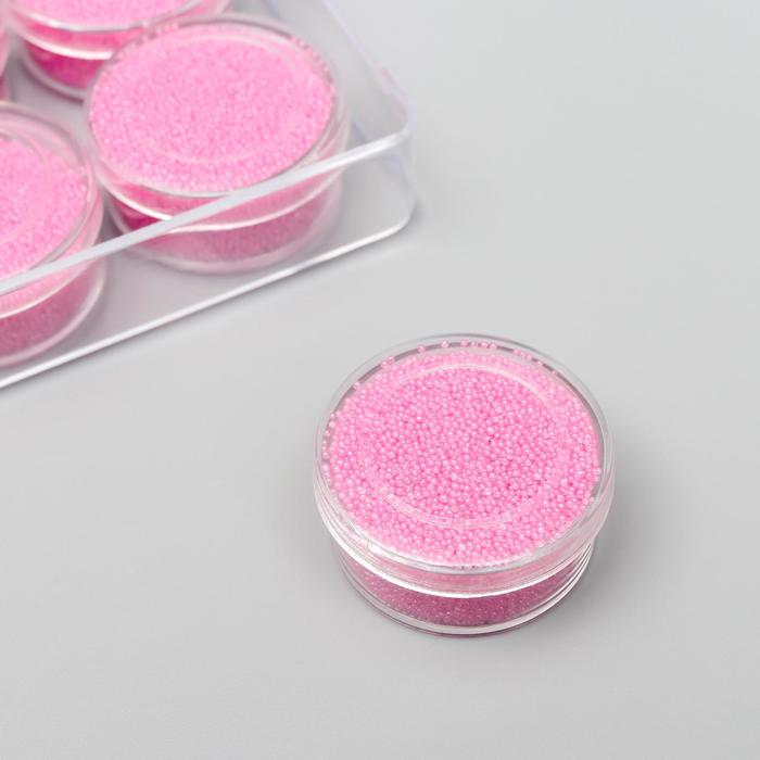 Микробисер стекло "Лавандо-розовый" набор 10 гр - Фото 1