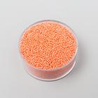 Микробисер стекло неоновый "Персиковый" набор 10 гр - Фото 2