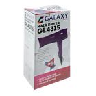 Фен Galaxy GL 4315, 1800 Вт, 2 скорости, 3 температурных режима, фиолетовый - фото 8954966