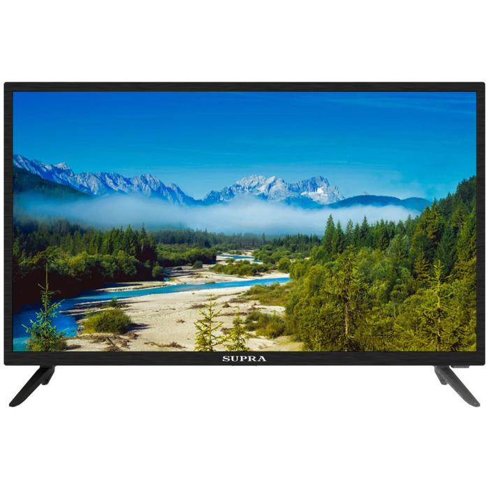 Телевизор Supra STV-LC32ST0045W, 32", 720р, DVB-T/T2/C, 3 HDMI, 2 USB , Smart TV, черный - Фото 1