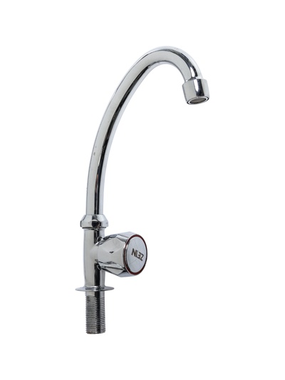 УЦЕНКА Моносмеситель ZEIN, кранбукса латунь 3/8" резина, без подводки, хром