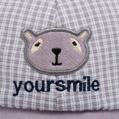 Кепка «Бейсболка» детская, цвет серый, размер 44-46