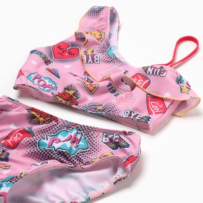 Купальник для девочки раздельный KAFTAN: Pop, размер 32 (110-116 см)