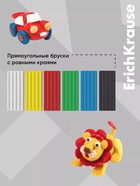Пластилин ErichKrause Basic light pack, 6 цветов, 96 г, европодвес, в пакете - Фото 6