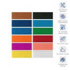 Пластилин ErichKrause Basic light pack, 12 цветов, 192 г, европодвес, в пакете - Фото 10