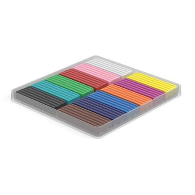 Пластилин ErichKrause Basic light pack, 12 цветов, 192 г, европодвес, в пакете