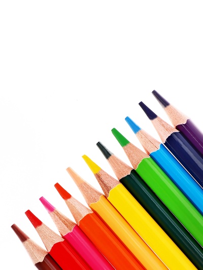 Цветные карандаши 12 цветов "Школа Творчества", трёхгранные